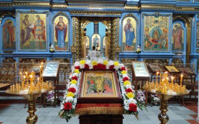 Пасху Христову встретили в Успенском соборе