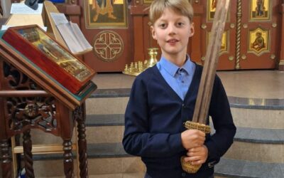 Ученики воскресной школы почувствовали себя богатырями