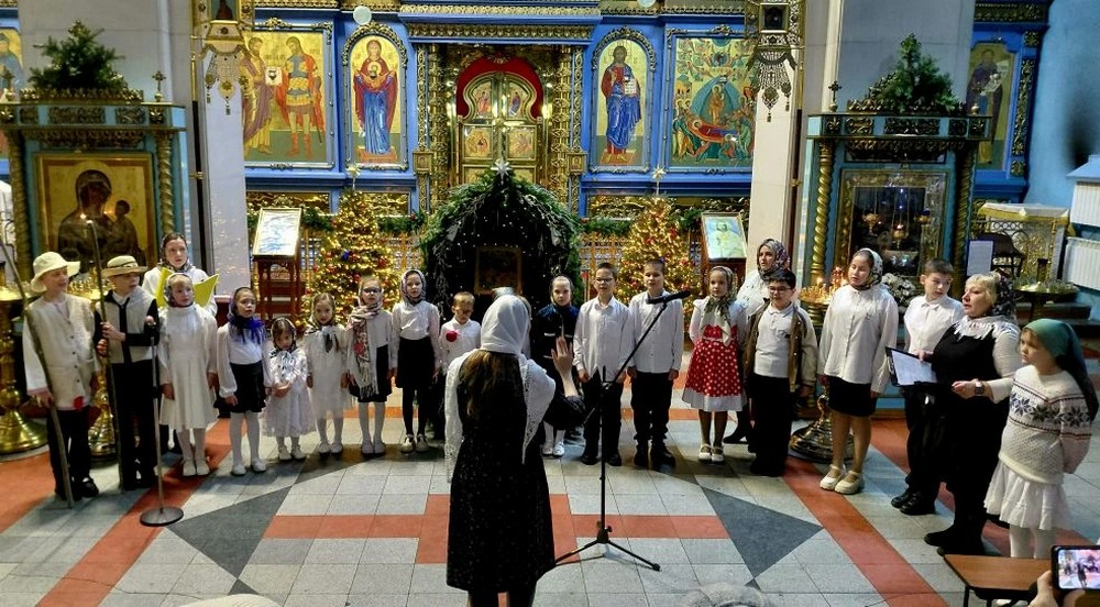 Рождественский концерт воскресной школы для прихожан собора