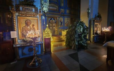 Рождественское богослужение в ночь с 6 на 7 января 2026 года в Успенском соборе